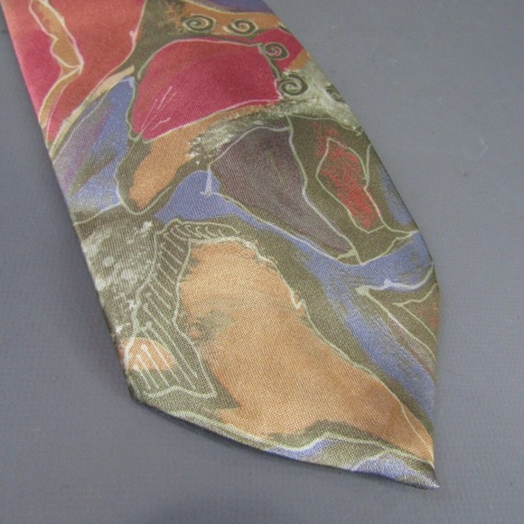 Vintage Wembley Tie Pastel Abstract Necktie 59" Length 3" Width - Picture 1 of 6